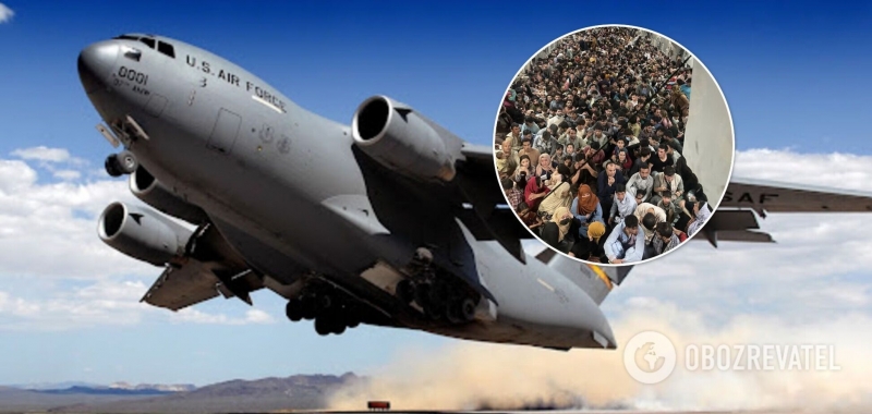 Из Афганистана одним Boeing эвакуировали рекордные 640 человек. Фото