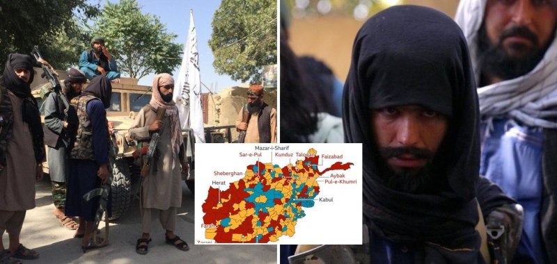 Талибы за неделю захватили уже девять афганских провинций. Карта