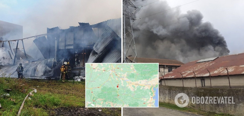Во Франции горел металлургический завод: в воздух попал токсичный дым. Видео
