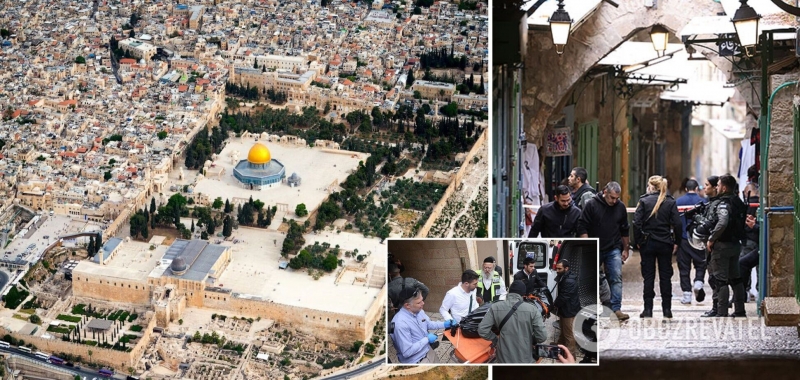 В Иерусалиме устроили теракт возле Храмовой горы, есть погибший и раненые. Видео