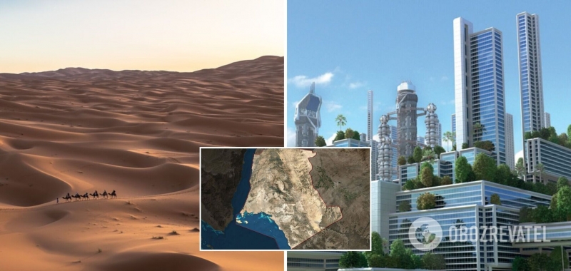 В Саудовской Аравии стартовало строительство города будущего: там не будет дорог для авто и наземного транспорта