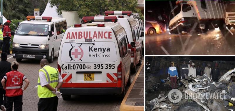 В Кении грузовик протаранил несколько автомобилей на обочине: погибли почти 50 человек