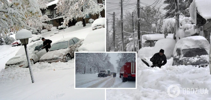 Сильные снегопады в Румынии, Болгарии и Молдове привели к смертям и отключению электричества