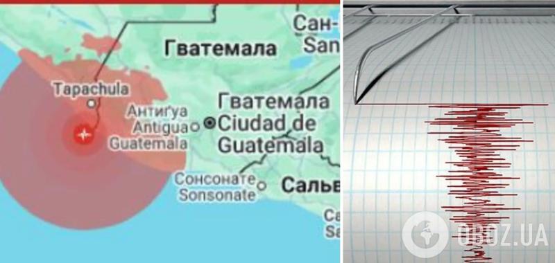 На границе между Мексикой и Гватемалой произошло мощное землетрясение: что известно