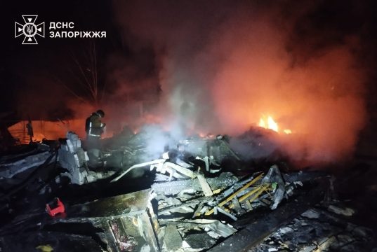 Дроны РФ ночью атаковали город Вольнянск на Запорожье – погибли мирные жители