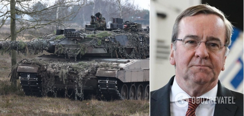 ''Мы не сомневались, мы вели переговоры с союзниками'': министр обороны Германии назвал сроки поставки Leopard 2 в Украину